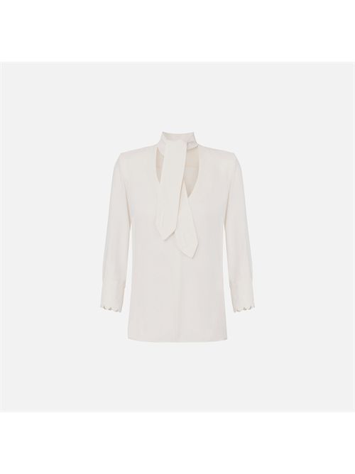 Camicia in georgette con fusciacca ELISABETTA FRANCHI | CA08956E2/DZ9